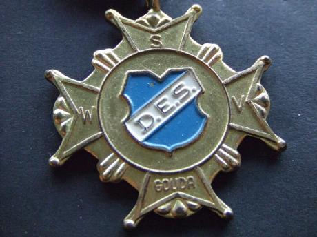 Wandelsportvereniging D.E.S. Gouda logo blauw